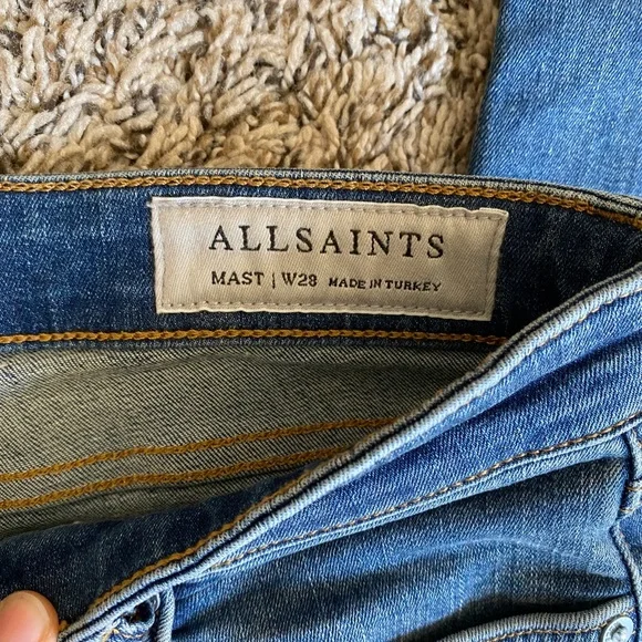 EUC Allsaints Skinny jeans - Picture 5 of 6